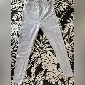 Allfenix Striped white athletic Leggings